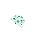 Baby tropical leaf swimsuit matching green hat, soft baby sun hat with leaf print for beach and holiday UV protection UK