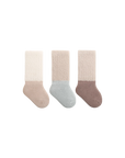 Colour block baby socks set – warm winter cotton socks UK
