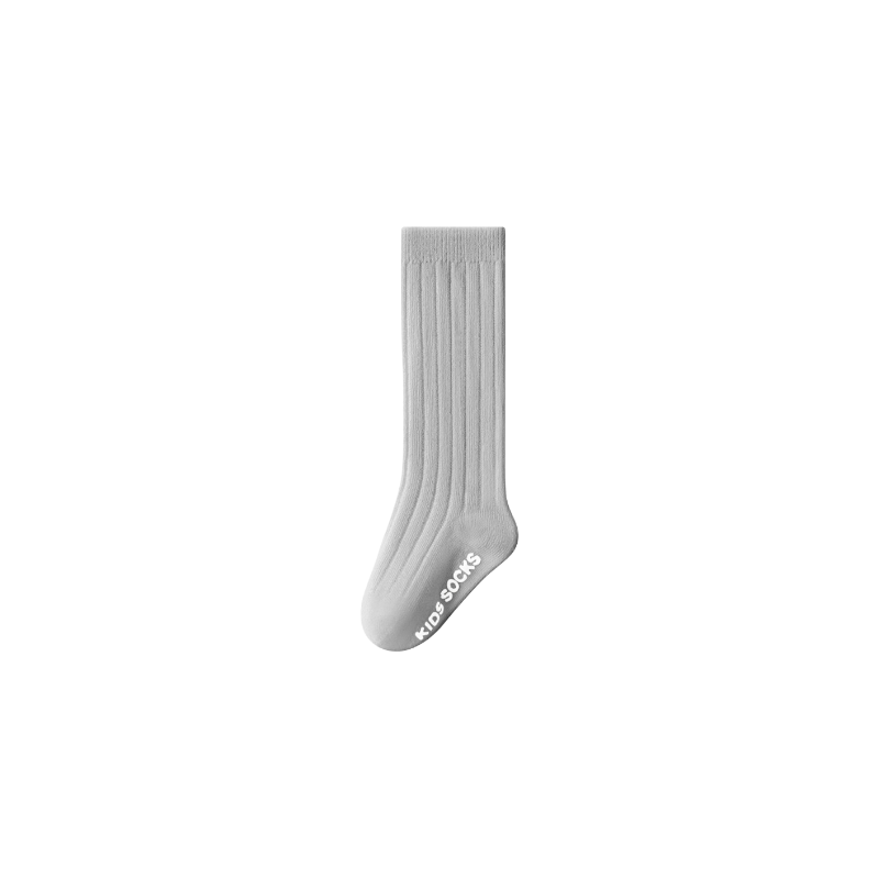 Grey sock on a white background