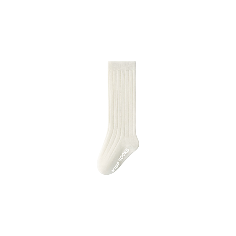 White sock on a white background