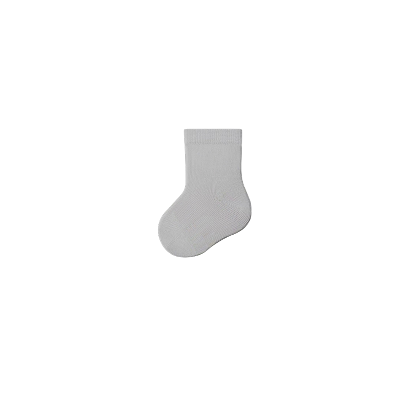 Grey cotton baby sock – soft and gentle socks for newborns