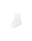 White cotton baby sock – breathable everyday socks for babies and toddlers