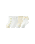 Floral bow baby socks – soft cotton baby girl socks with embroidery and bows UK