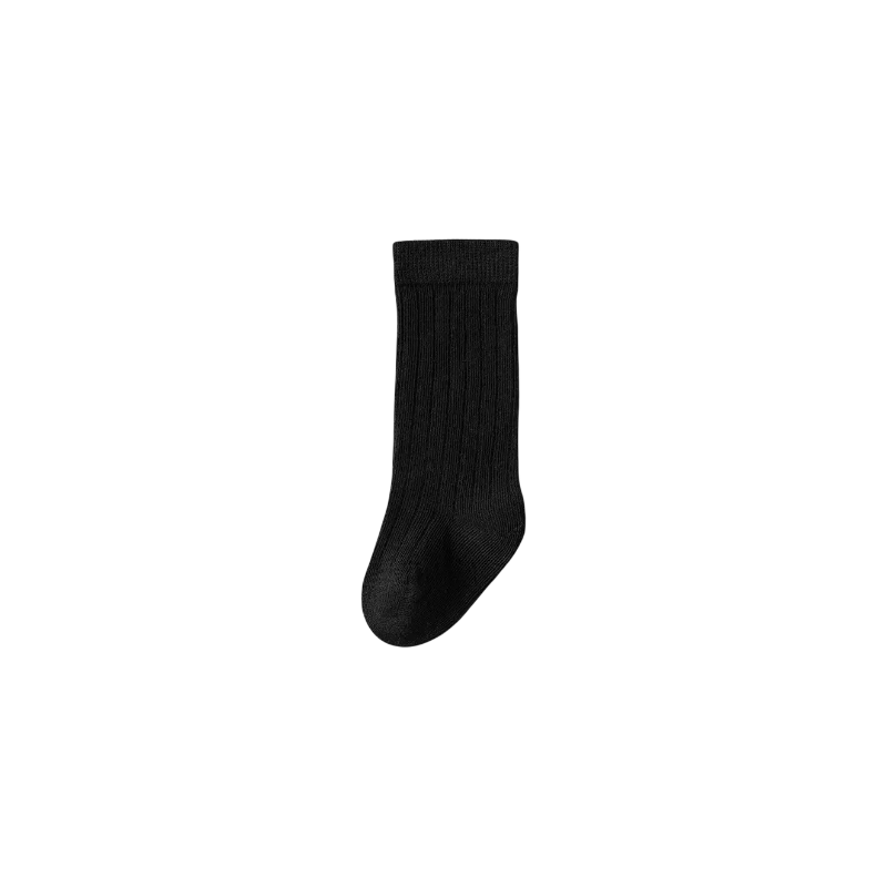 Black sock on a white background